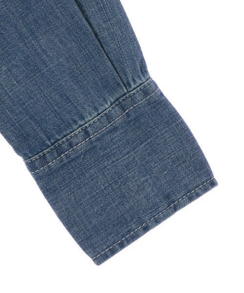 SHIPS(シップス)の「Lee:デニム ウェスタン シャツ【SHIPS別注】(kids)(シャツ/ブラウス・キッズ・ネイビー・120/140/110/130/150/100)」の4枚目の写真