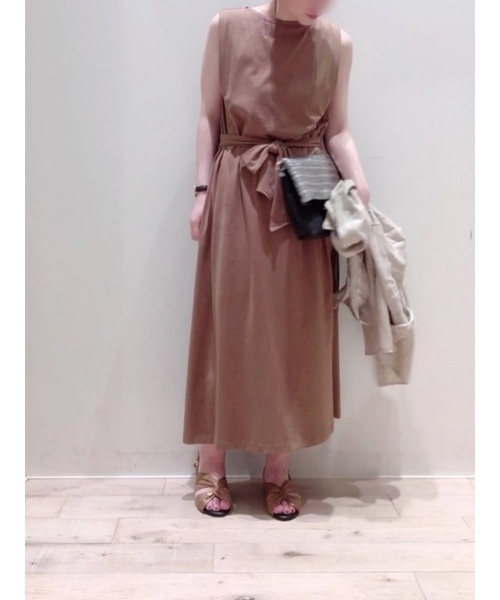 Editt by YECCA VECCA（エディットバイイェッカヴェッカ）の「ノルマンディーリネンシャツ ●（シャツ/ブラウス・レディース・ベージュ/ブラウン/オフホワイト・FREE）」の21枚目の写真