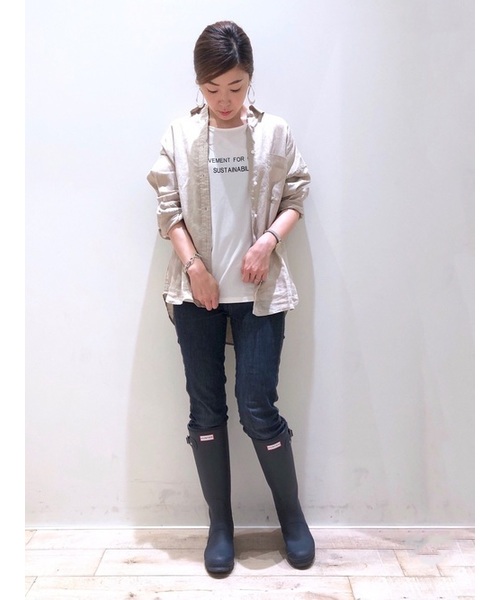 Editt by YECCA VECCA（エディットバイイェッカヴェッカ）の「ノルマンディーリネンシャツ ●（シャツ/ブラウス・レディース・ベージュ/ブラウン/オフホワイト・FREE）」の22枚目の写真