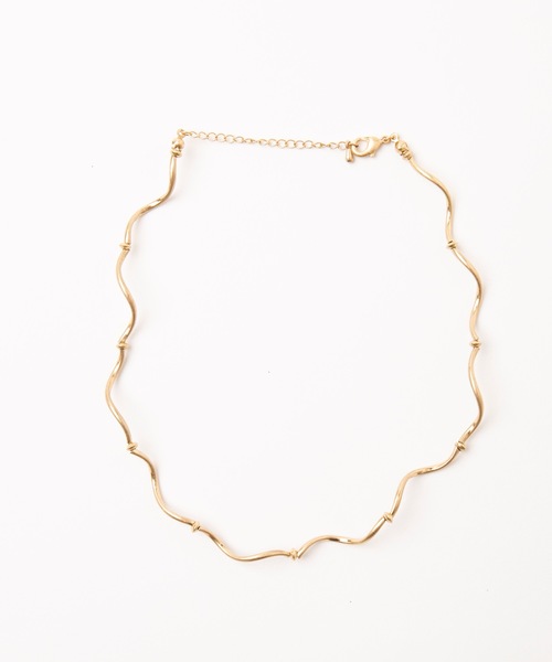 WEGO（ウィゴー）の「WEGO/マットメタルチョーカー（ネックレス・レディース・シルバー/ゴールド・FREE）」の5枚目の写真