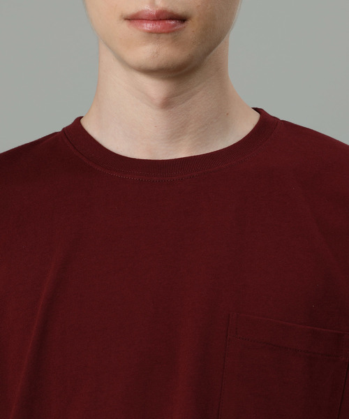 JUNRED（ジュンレッド）の「USAコットンビッグシルエットTシャツ（Tシャツ/カットソー・メンズ・ホワイト/ブラック/ベージュ/グリーン/ワイン・M/L）」の8枚目の写真