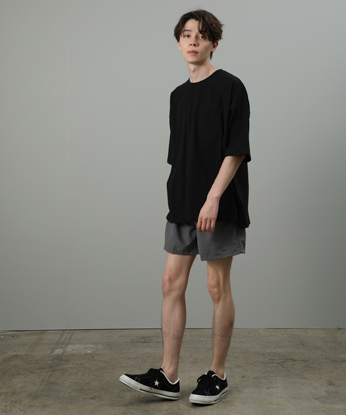 JUNRED（ジュンレッド）の「USAコットンビッグシルエットTシャツ（Tシャツ/カットソー・メンズ・ホワイト/ブラック/ベージュ/グリーン/ワイン・M/L）」の13枚目の写真