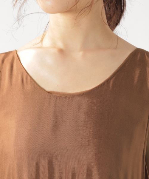 BAYFLOW(ベイフロー)の「ティアードワンピース(ワンピース・レディース・ブラウン/ボルドー/チャコール・FREE)」の13枚目の写真