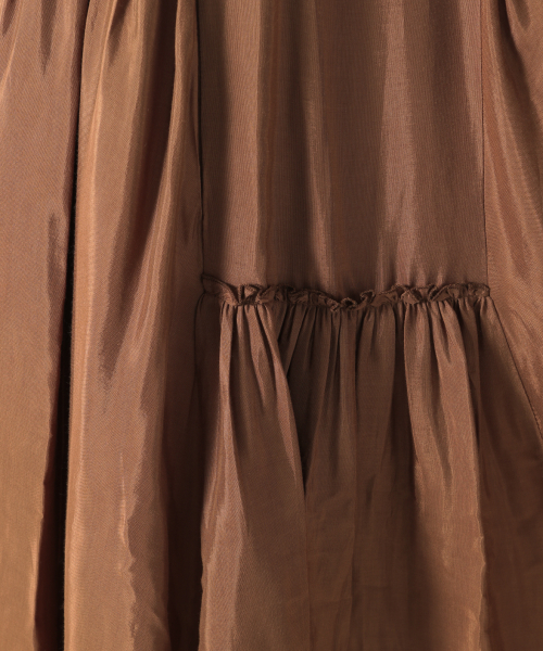 BAYFLOW(ベイフロー)の「ティアードワンピース(ワンピース・レディース・ブラウン/ボルドー/チャコール・FREE)」の18枚目の写真