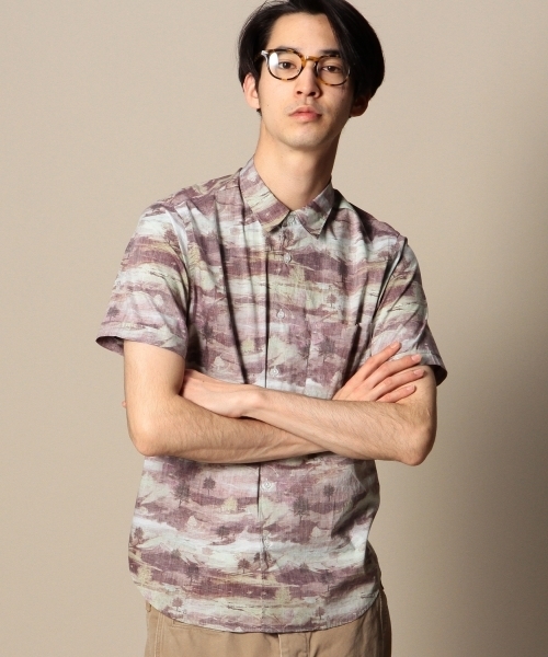 BEAUTY&YOUTH UNITED ARROWS(ビューティーアンドユースユナイテッドアローズ)の「BY リバティー プリント シャツ(シャツ/ブラウス・メンズ・その他1/その他3/その他2・MEDIUM/SMALL/X-LARGE/LARGE/X-SMALL)」の1枚目の写真