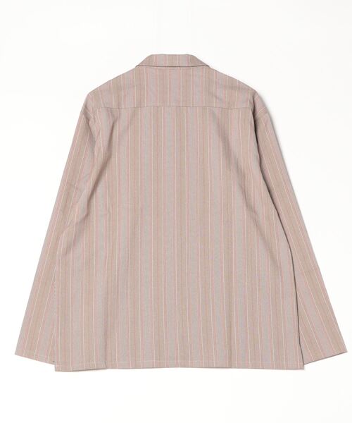 revertical（リバーティカル）の「ジップアップ ストライプ柄 長袖 ジャケット ブルゾン（ブルゾン・メンズ・グレー/ブラウン・M/L）」の19枚目の写真