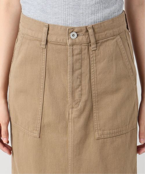 plage（プラージュ）の「Soft デニムスカート◆（デニムスカート・レディース・ホワイト/キャメル・38/36/34）」の6枚目の写真
