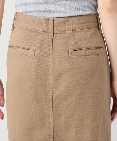 plage（プラージュ）の「Soft デニムスカート◆（デニムスカート・レディース・ホワイト/キャメル・38/36/34）」の7枚目の写真