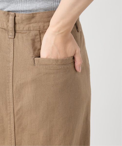 plage（プラージュ）の「Soft デニムスカート◆（デニムスカート・レディース・ホワイト/キャメル・38/36/34）」の8枚目の写真