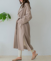 rectangle | サイドスリットビッグシルエットロングコート(チェスターコート)