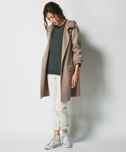 JOSEPH（ジョセフ）の「DOUBLE CASHMERE GARANCE フードコート（その他