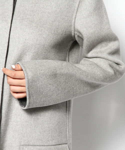 JOSEPH(ジョセフ)の「DOUBLE CASHMERE GARANCE フードコート JOSEPH(ジョセフ)の「DOUBLE CASHMERE GARANCE フードコート