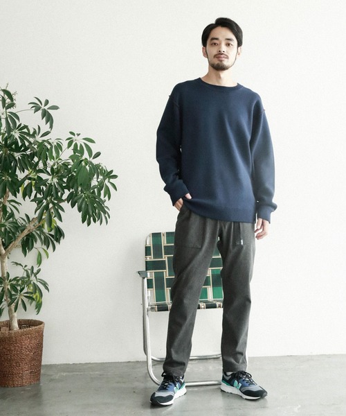 BAYFLOW（ベイフロー）の「ニットツイルベーカーパンツ（その他パンツ・メンズ・グレー/チャコール・SMALL/MEDIUM/LARGE）」の21枚目の写真