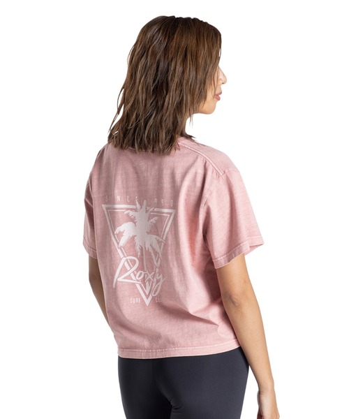 ROXY（ロキシー）の「SURF CLUB S/S/ロキシー Tシャツ 半袖 ドロップショルダー バックプリント（Tシャツ/カットソー・レディース・ピンク/グリーン/ホワイト/ブルー・SMALL/LARGE/MEDIUM）」の4枚目の写真