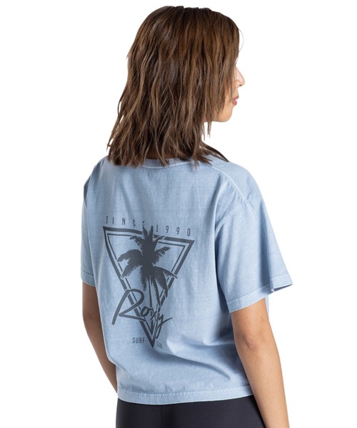 ROXY（ロキシー）の「SURF CLUB S/S/ロキシー Tシャツ 半袖 ドロップショルダー バックプリント（Tシャツ/カットソー・レディース・ピンク/グリーン/ホワイト/ブルー・SMALL/LARGE/MEDIUM）」の3枚目の写真