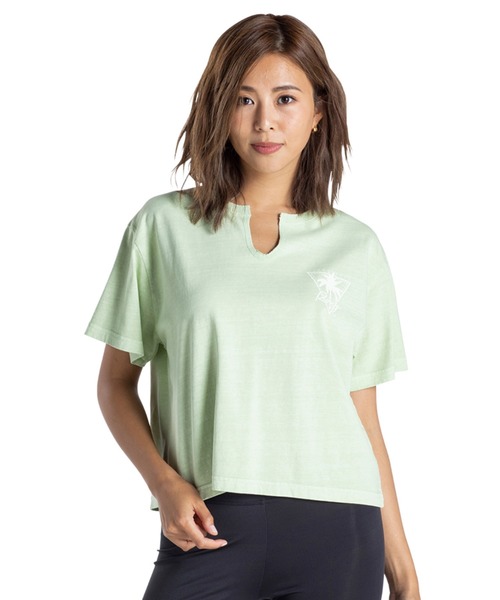 ROXY（ロキシー）の「SURF CLUB S/S/ロキシー Tシャツ 半袖 ドロップショルダー バックプリント（Tシャツ/カットソー・レディース・ピンク/グリーン/ホワイト/ブルー・SMALL/LARGE/MEDIUM）」の9枚目の写真
