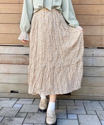 apres jour | 花柄クリンクルスカート【ZOZOTOWN限定アイテム】(スカート)