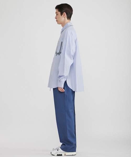 Name.（ネーム）の「【Name.】コットンテープポケットシャツ / NMSH-20SS-001（シャツ/ブラウス・メンズ・ミント/サックスブルー・1/2）」の14枚目の写真