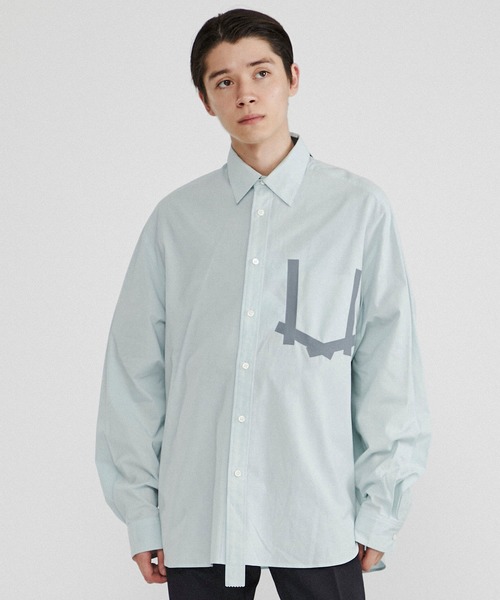 Name.（ネーム）の「【Name.】コットンテープポケットシャツ / NMSH-20SS-001（シャツ/ブラウス・メンズ・ミント/サックスブルー・1/2）」の5枚目の写真