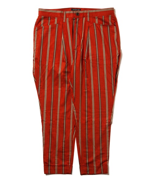 glamb（グラム）の「Stripe tapered slacks / ストライプ