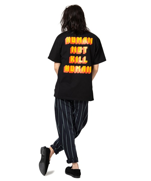 glamb（グラム）の「Stripe tapered slacks / ストライプ
