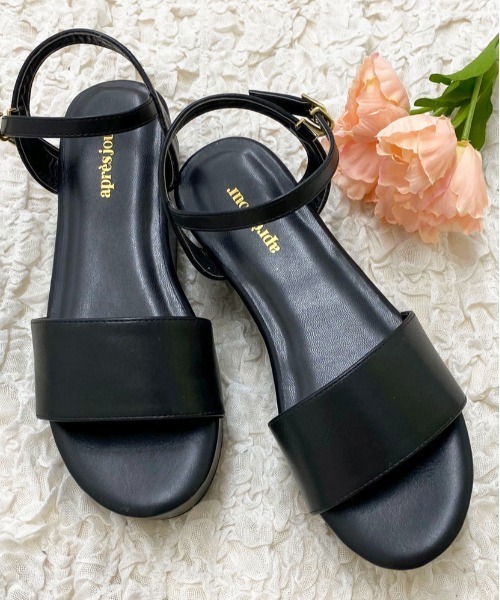apres jour（アプレジュール）の「アソート厚底サンダル【ZOZOTOWN限定アイテム】（サンダル・レディース・アイボリー/ダークブラウン/ブラック系その他/ブラウン系その他/ブラック・LARGE/MEDIUM/X-LARGE/SMALL）」の7枚目の写真