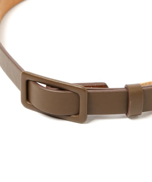 PAGEBOY(ページボーイ)の「クラシックスキニーベルト(ベルト・レディース・ブラック/ブラウン・FREE)」の7枚目の写真