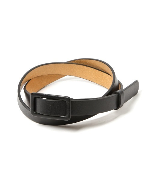 PAGEBOY(ページボーイ)の「クラシックスキニーベルト(ベルト・レディース・ブラック/ブラウン・FREE)」の4枚目の写真