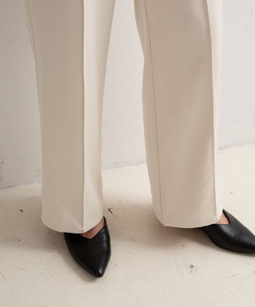 rectangle（レクタングル）の「センターシームワイドパンツ（その他パンツ・レディース・サンドベージュ/ブラック/ブラウン・SMALL/MEDIUM）」の14枚目の写真