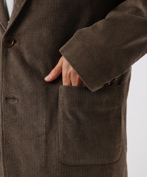 セール】ビッグシルエットコーデュロイジャケット（テーラード