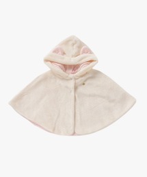 kate spade new york kids（ケイトスペードニューヨーク）の「フェイクファー耳つきケープ（その他アウター・キッズ）」