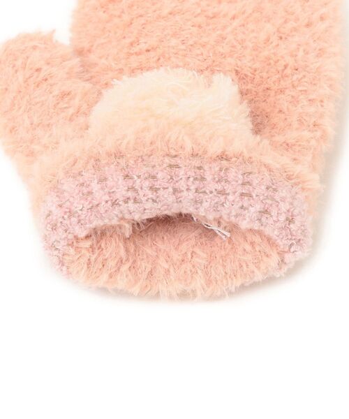 SHIPS(シップス)の「SHIPS KIDS:ポンポン ミトン(手袋・キッズ・ブラウン/ピンク・ONE SIZE)」の6枚目の写真