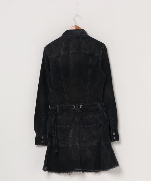 値下DIESELディーゼルワンピースコーディロイミニドレスレディースXS美品 DIESEL（ディーゼル）の「レディース ワンピース コーディロイ