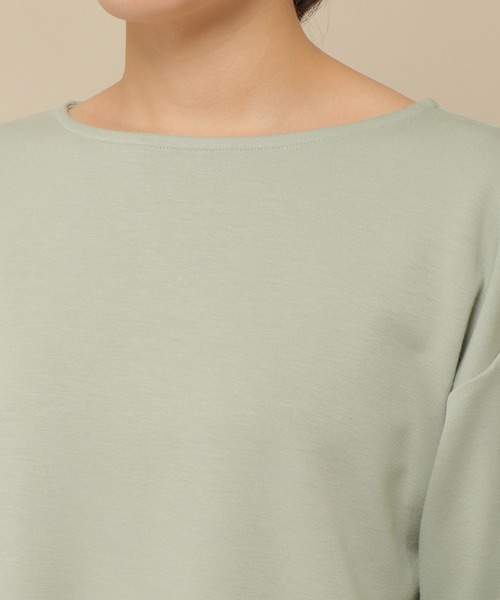 ikka(イッカ)の「バックプリーツプルオーバー(Tシャツ/カットソー・レディース・ベージュ/ブルー/グリーン/ブラック・M/L)」の8枚目の写真