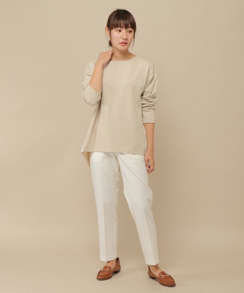 ikka(イッカ)の「バックプリーツプルオーバー(Tシャツ/カットソー・レディース・ベージュ/ブルー/グリーン/ブラック・M/L)」の14枚目の写真