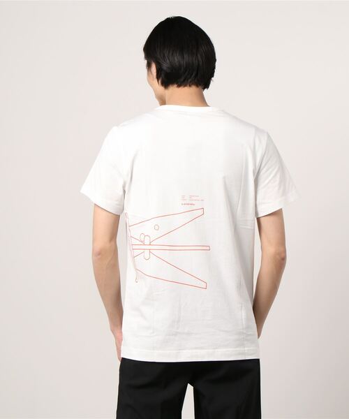 G-STAR（ジースター）の「CIRCLE OBJECT BACK GRAPHIC T-SHIRT（Tシャツ/カットソー・メンズ・ベージュ/オフホワイト/ダークブルー・SMALL/MEDIUM/LARGE/X-LARGE/X-SMALL/XX-SMALL）」の13枚目の写真