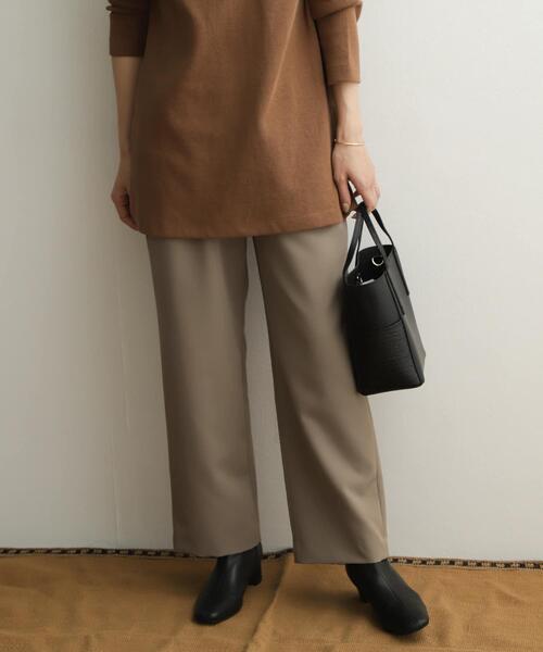 URBAN RESEARCH DOORS（アーバンリサーチドアーズ）の「ストレートイージーパンツ（その他パンツ・レディース・ブラウン/ブラック/ベージュ系その他・ONE）」の6枚目の写真