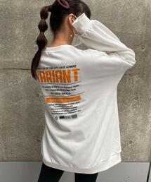 INGNI | 蛍光カラーロゴスウェット／チュニックトップス(Tシャツ/カットソー)