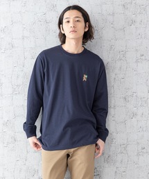 DRY CAMPモチーフロンT ハイスペックシリーズ ワンポイント刺繍 バックプリント 速乾機能 ルーズシルエット/ビッグシルエット