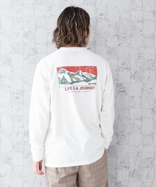 OUTDOOR PRODUCTS APPAREL(アウトドアプロダクツアパレル)の「DRY CAMPモチーフロンT ハイスペックシリーズ ワンポイント刺繍 バックプリント 速乾機能 ルーズシルエット/ビッグシルエット(Tシャツ/カットソー・メンズ・ホワイト/ホワイト系その他/カーキ/ネイビー/ベージュ/ベージュ系その他・MEDIUM/LARGE/X-LARGE)」の17枚目の写真