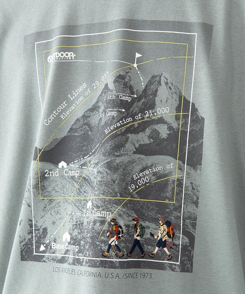 OUTDOOR PRODUCTS APPAREL(アウトドアプロダクツアパレル)の「DRY CAMPモチーフロンT ハイスペックシリーズ ワンポイント刺繍 バックプリント 速乾機能 ルーズシルエット/ビッグシルエット(Tシャツ/カットソー・メンズ・ホワイト/ホワイト系その他/カーキ/ネイビー/ベージュ/ベージュ系その他・MEDIUM/LARGE/X-LARGE)」の16枚目の写真