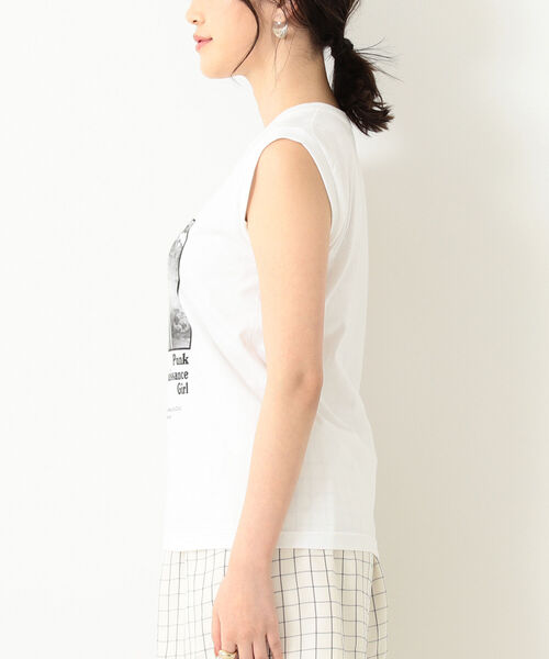 BEAMS LIGHTS(ビームスライツ)の「GOOD ROCK SPEED / ROBERTA C ノースリーブ カットソー(タンクトップ・レディース・ホワイト・ONE SIZE)」の8枚目の写真