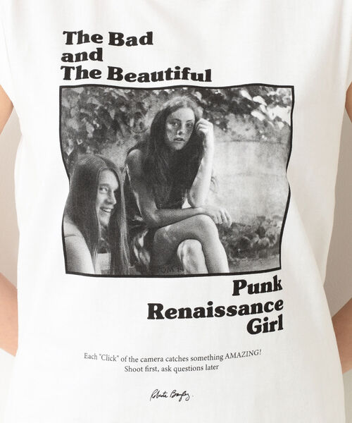 BEAMS LIGHTS(ビームスライツ)の「GOOD ROCK SPEED / ROBERTA C ノースリーブ カットソー(タンクトップ・レディース・ホワイト・ONE SIZE)」の3枚目の写真