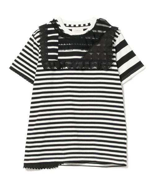 BEAMS BOY（ビームスボーイ）の「TORI-TO × BEAMS BOY / コラージュ Tシャツ（Tシャツ/カットソー・レディース・ホワイト/ブラック・ONE SIZE）」の5枚目の写真