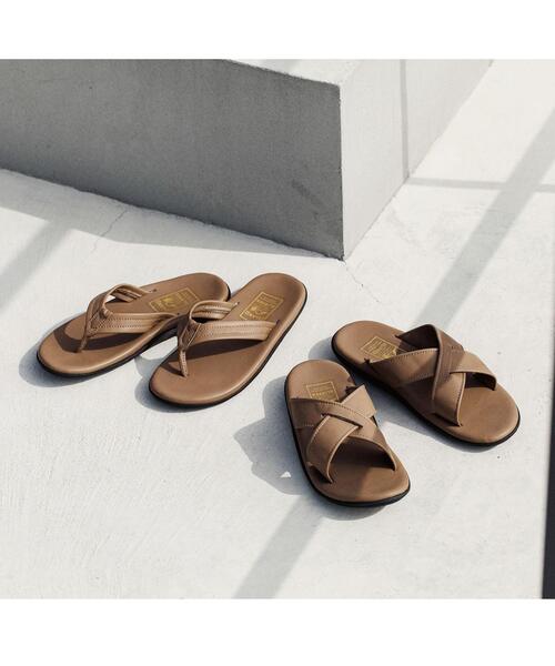 ISLAND SLIPPER（アイランドスリッパ）の「別注 [ アイランドスリッパ ] ISLAND SLIPPER PB223 クロス サンダル（サンダル・メンズ・ベージュ・10/9）」の5枚目の写真