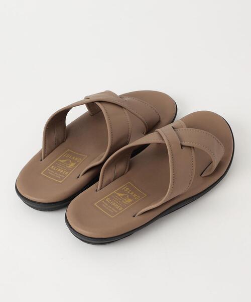 ISLAND SLIPPER（アイランドスリッパ）の「別注 [ アイランドスリッパ ] ISLAND SLIPPER PB223 クロス サンダル（サンダル・メンズ・ベージュ・10/9）」の3枚目の写真