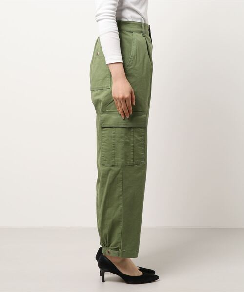 Gready Brilliant（グレディブリリアン）の「Ｃｐｕ裾タブカーゴ（カーゴパンツ・レディース・アイボリー/カーキ・38）」の3枚目の写真