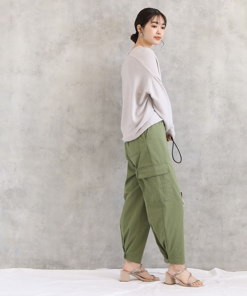 Gready Brilliant（グレディブリリアン）の「Ｃｐｕ裾タブカーゴ（カーゴパンツ・レディース・アイボリー/カーキ・38）」の19枚目の写真