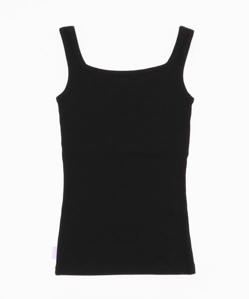 repipi armario（レピピ アルマリオ）の「パッド付きリブタンクトップ（タンクトップ・キッズ・ブラック/ホワイト/ライトピンク/サックスブルー/ゴールド・MEDIUM/LARGE/SMALL）」の6枚目の写真