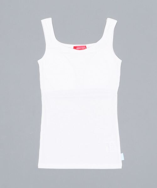 repipi armario（レピピ アルマリオ）の「パッド付きリブタンクトップ（タンクトップ・キッズ・ブラック/ホワイト/ライトピンク/サックスブルー/ゴールド・MEDIUM/LARGE/SMALL）」の7枚目の写真